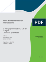 Bonos de Impacto Social en America Latina