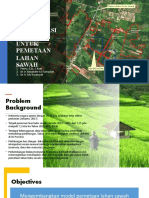 Deep Learning Dengan Segmentasi Semantik Untuk Pemetaan Lahan Sawah