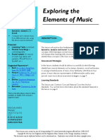 Exploring the Elements of Music Lesson Plan