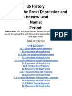 Unit 12 - The Great Depression and The New Deal Packet