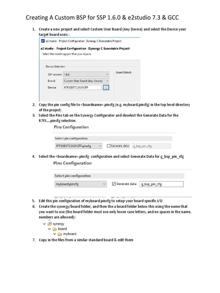 Custom Bsp For Ssp 1 6 0 E2studio Gcc 1 Directory Computing Computer File