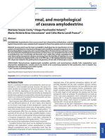 Structural, Thermal, and Morphological Characteristics of Cassava Amylodextrins