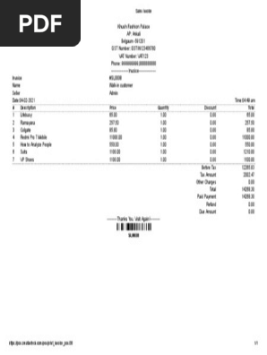 Sales Invoice