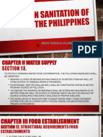 Sanitary Law of The Philippines Compilation