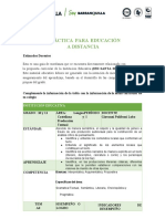 Guia 2 Didactica Educacion A Distancia - Lengua Castellana - Produccion Textual - Grado 10 y 11 Giovanni Polifroni Lobo