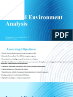 Internal Environment Analysis: Prepared By: Limheya Lester Glenn R PCU-MBA Program