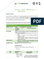 Guia Didactica Educacion A Distancia - Lengua Castellana - Produccion Textual - Grado 10 y 11 Giovanni Polifroni Lobo