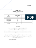 Spring 2020 CIS552 - Database Design Midterm