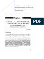 Villa- La escuela y la construcción del curriculo