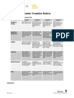 Poster Creation Rubric: Sample Poster Assessment Tool Level 1 Level 2 Level 3 Level 4 Graphics Clarity