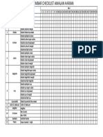 Lembar Checklist Amal Ibadah