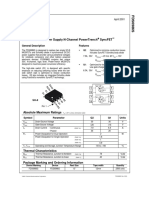 Fds6986S: Dual Notebook Power Supply N-Channel Powertrench Syncfet