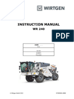 Manual de Instrucciones Wirtgen WR 240 