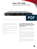 Cordex HP 1.2kW: 1RU Integrated Shelf System With GMT Distribution