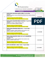 Cotizacion Ti Automotive Cintas Actualizada