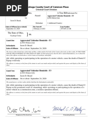 Jason Beard Indictment