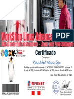 CERTIFICADO Online Workshop Linux Advanced - DataCenter Infraestructure Linux and Free Software - 2020_001 - NEW - RICHARD VALENCIA
