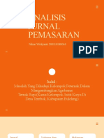 Analisis Jurnal Pemasaran