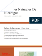 Desastres Naturales de Nicaragua