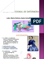 ETICA PROFESIONAL DE ENFERMERIA Lcda. Ayala
