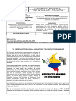 Derecho internacional humanitario y conflicto colombiano