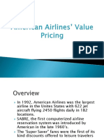 American-Airlines-Value-Pricing Case Study