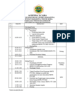 Agenda Acara