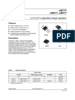 LM117 LM217, LM317: 1.2 V To 37 V Adjustable Voltage Regulators