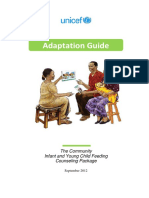 Adaptation - Guide IYCF Oct - 2012