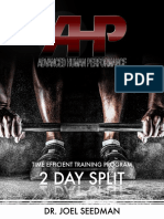 AHP 2 Day Training Split by Dr. Joel Seedman (Advanced Human Performance)