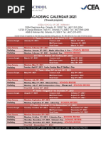 Calendario Académico 2025-2026 CCC | PDF