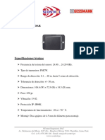 Datasheet - Sensor de Radar