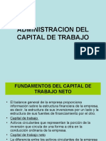 Administración del capital de trabajo: Fundamentos, estrategias y técnicas