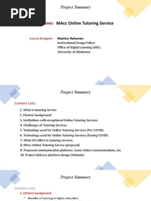 Internship Project: MAcc Course Design & Development