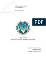 Trabajo No. 1 Legislación Nacional Guatemalteca de Fomento Industrial