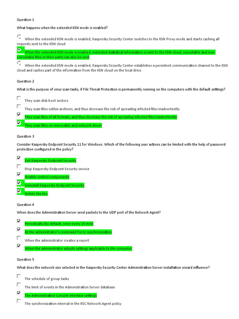 Kaspersky Endpoint Security 11 Features Overview | PDF | Installation ...