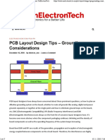 PCB Layout Design Tips - Grounding Considerations - OnElectronTech