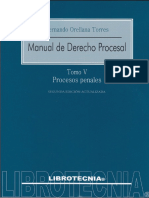 Manual de Derecho Procesal. Tomo 5 - Fernando Orellana Torres