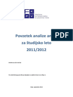 Povzetek Analize Anket 2011 2012 Zadnja Verzija4