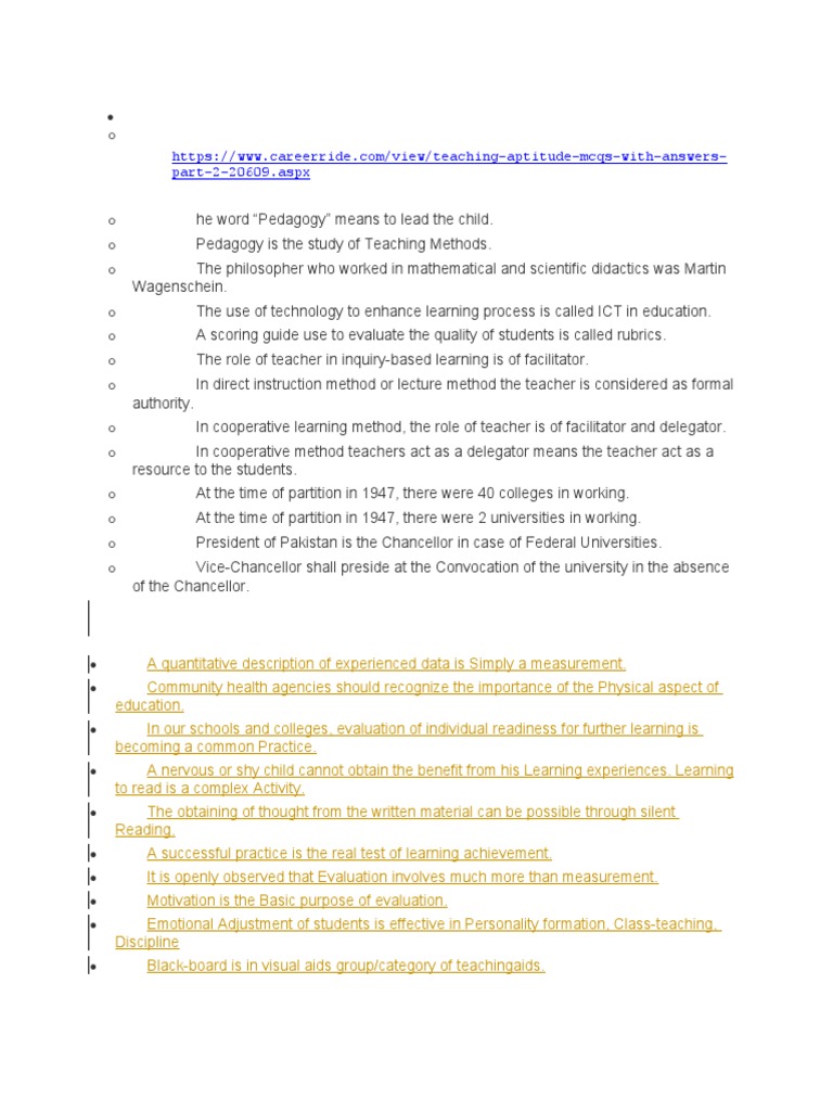 Bed Mcqs | PDF | Educational Assessment | Plato