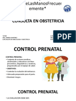 Consulta en Obstetricia Dra Melany Soto
