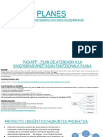 PLANES Y PROYECTOS - Esquema Base Introductorio