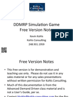 DDMRP Simula, On Game Free Version Notes: Kevin Kohls Kohls Consul, NG 248.931.1959