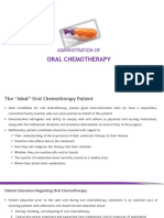 Oral Chemotherapy: Administration of