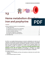 Heme Metabolism Disorders: Iron and Porphyrine