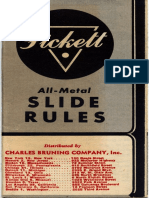 Pickett All Metal Slide Rules Catalogue