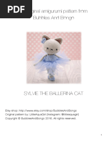 An Original Amigurumi Pattern From Bubbles and Bongo