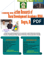 "Training and Action Research of Rural Development Academy (RDA), Bogra, Bangladesh." by Sheikh Md. Rasel