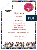 Diploma Palin Preescolar