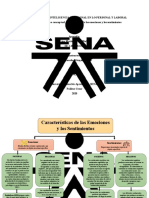 Mapa Conceptual - Caracteristicas de Las Emociones y Los Sentmientos - LINA BARROS